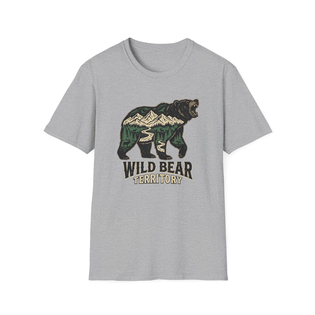 Wild Bear Territory Silhouette T-shirt