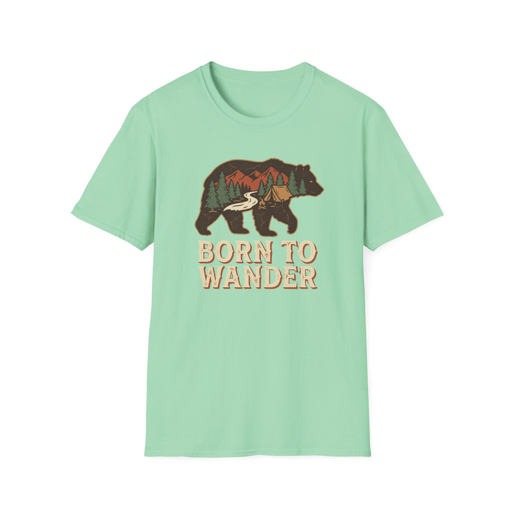 Born To Wander Bear T-shirt