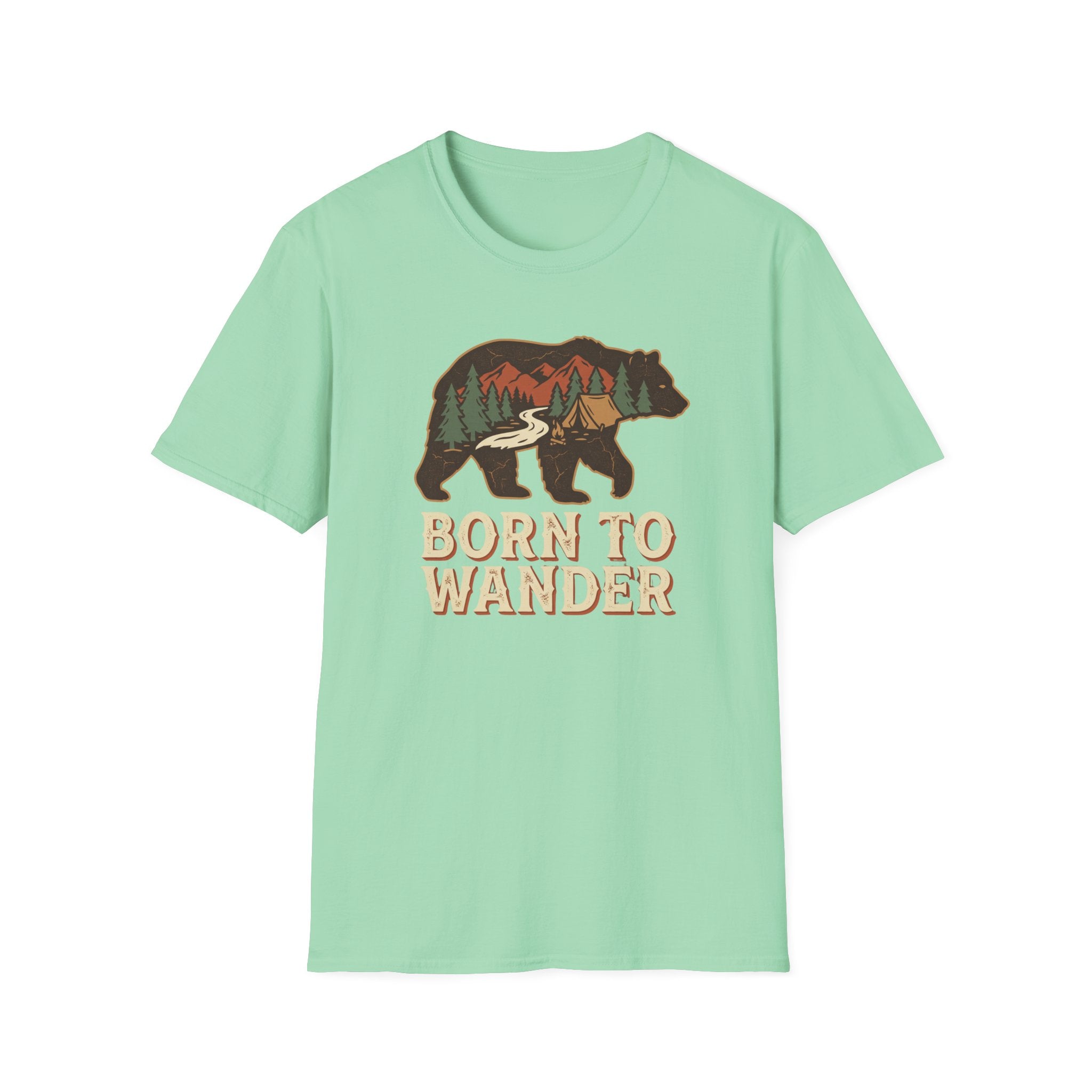 Born To Wander Bear T-shirt