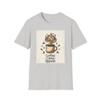 Coffee Camp Repeat Sketch T-shirt