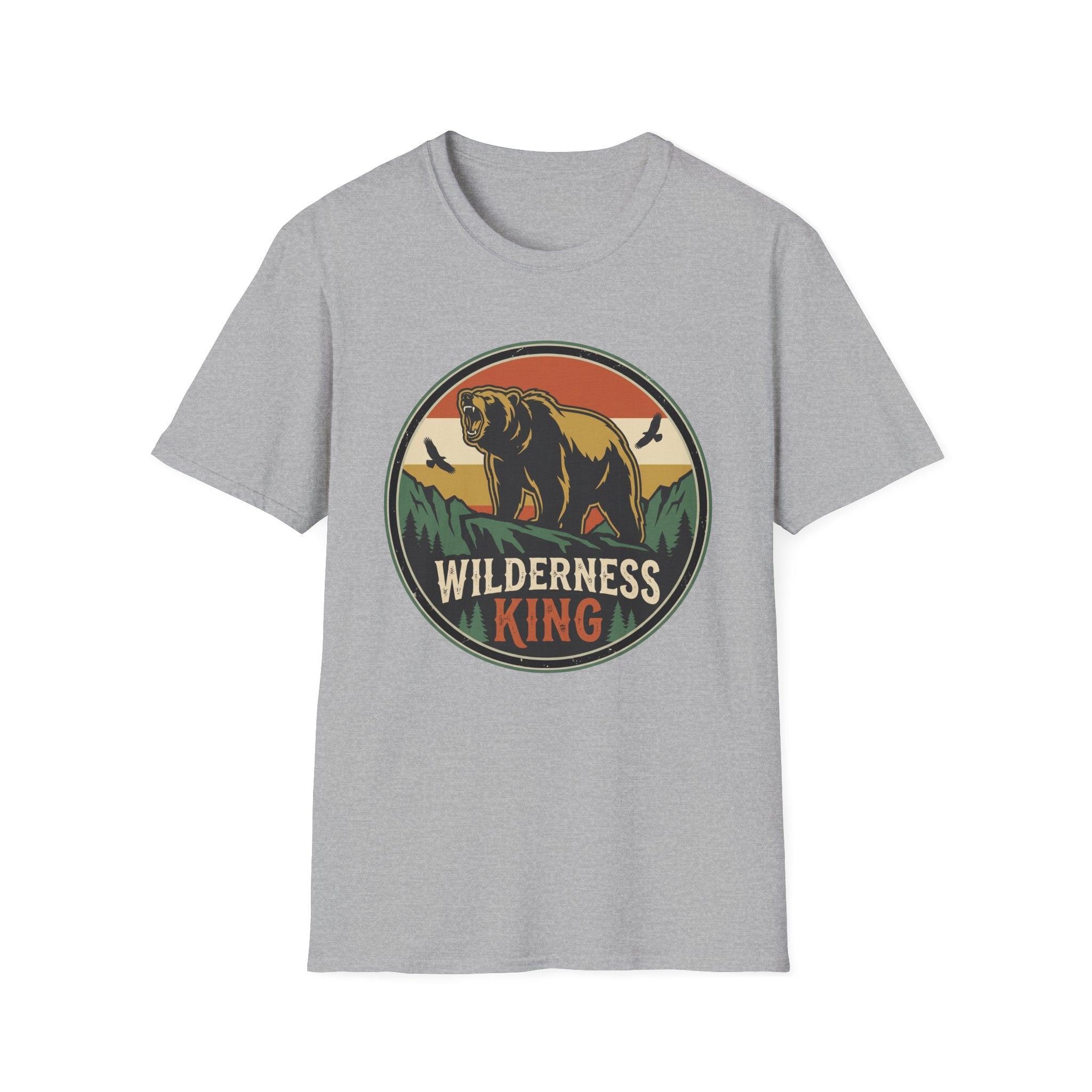 Wilderness King Bear Badge T-shirt