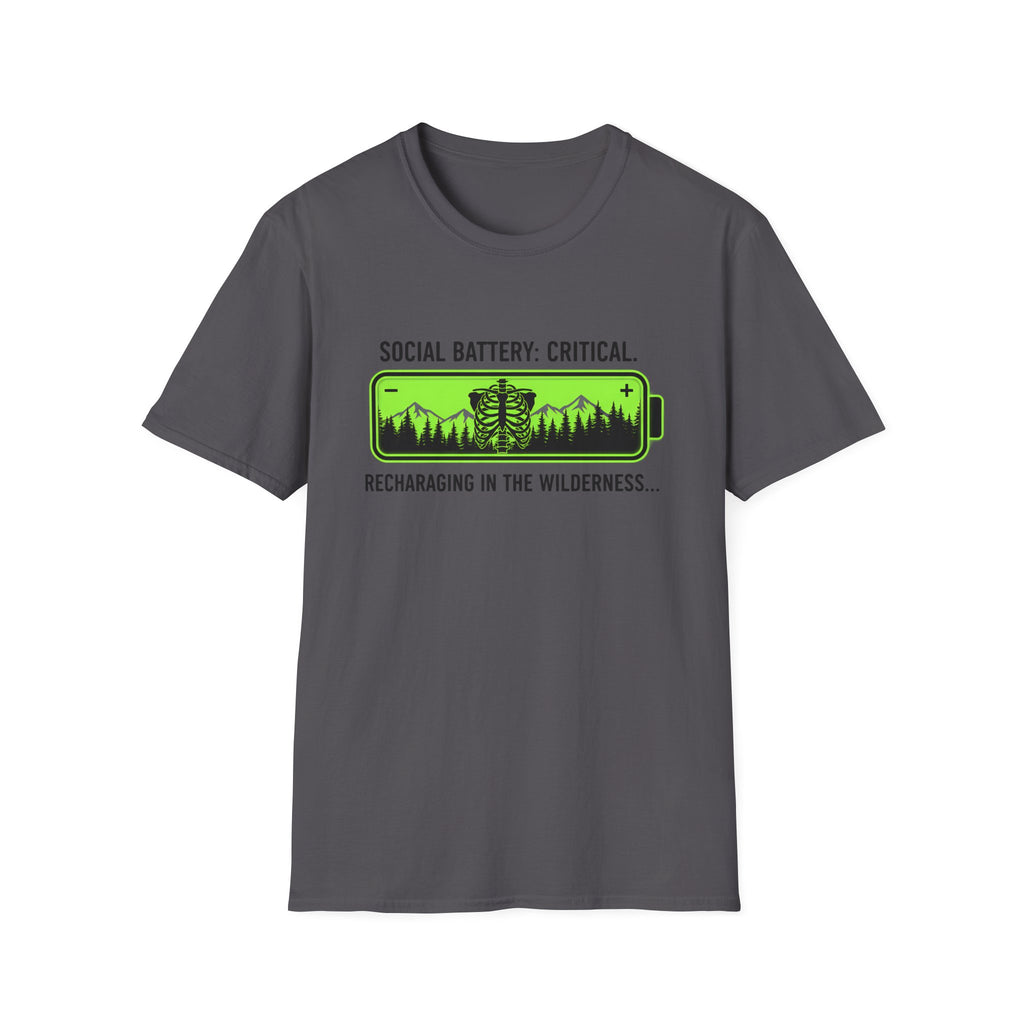 Social Battery: Wilderness Recharge T-shirt