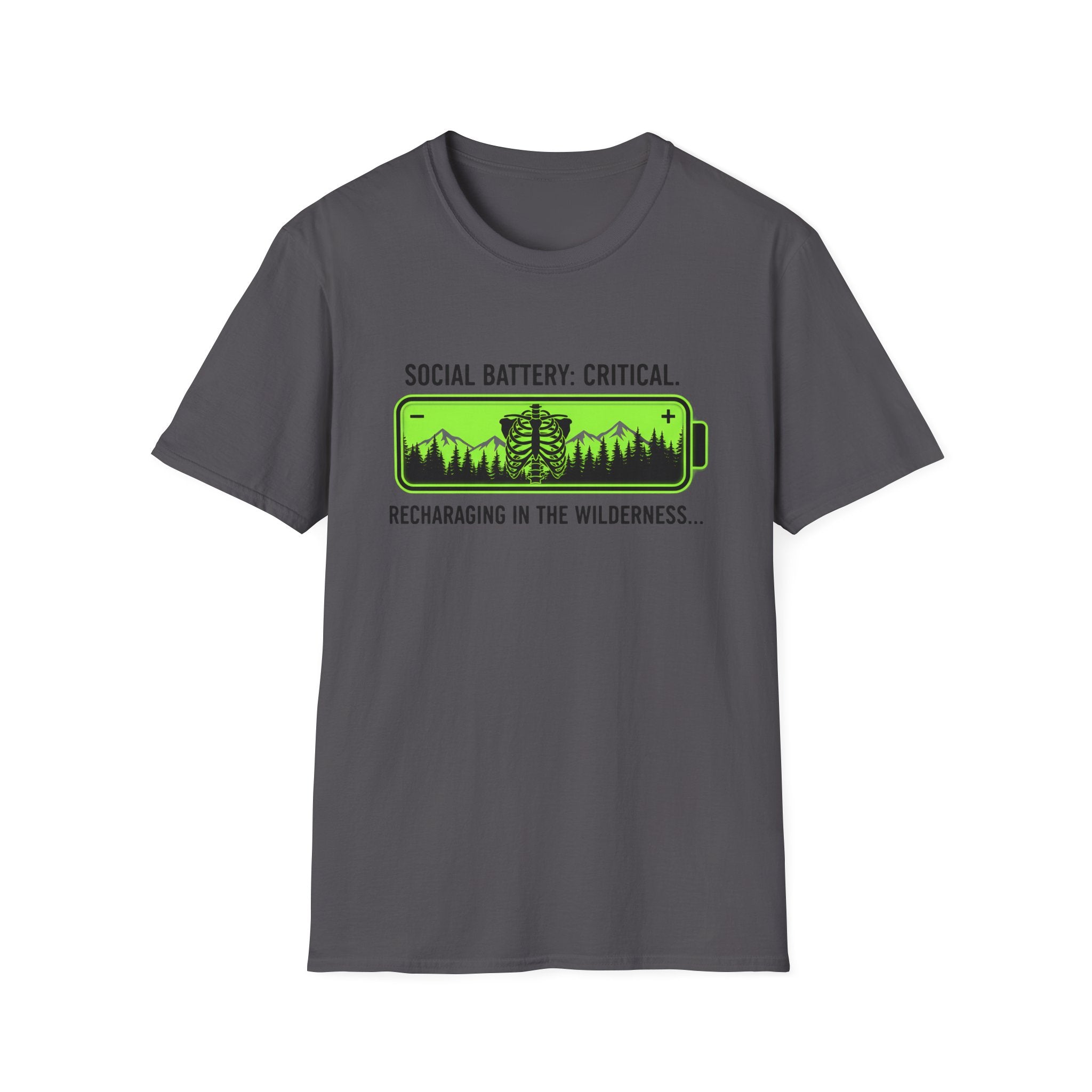Social Battery: Wilderness Recharge T-shirt