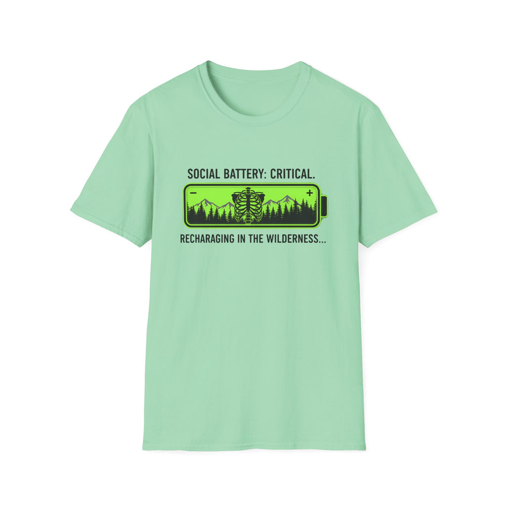 Social Battery: Wilderness Recharge T-shirt