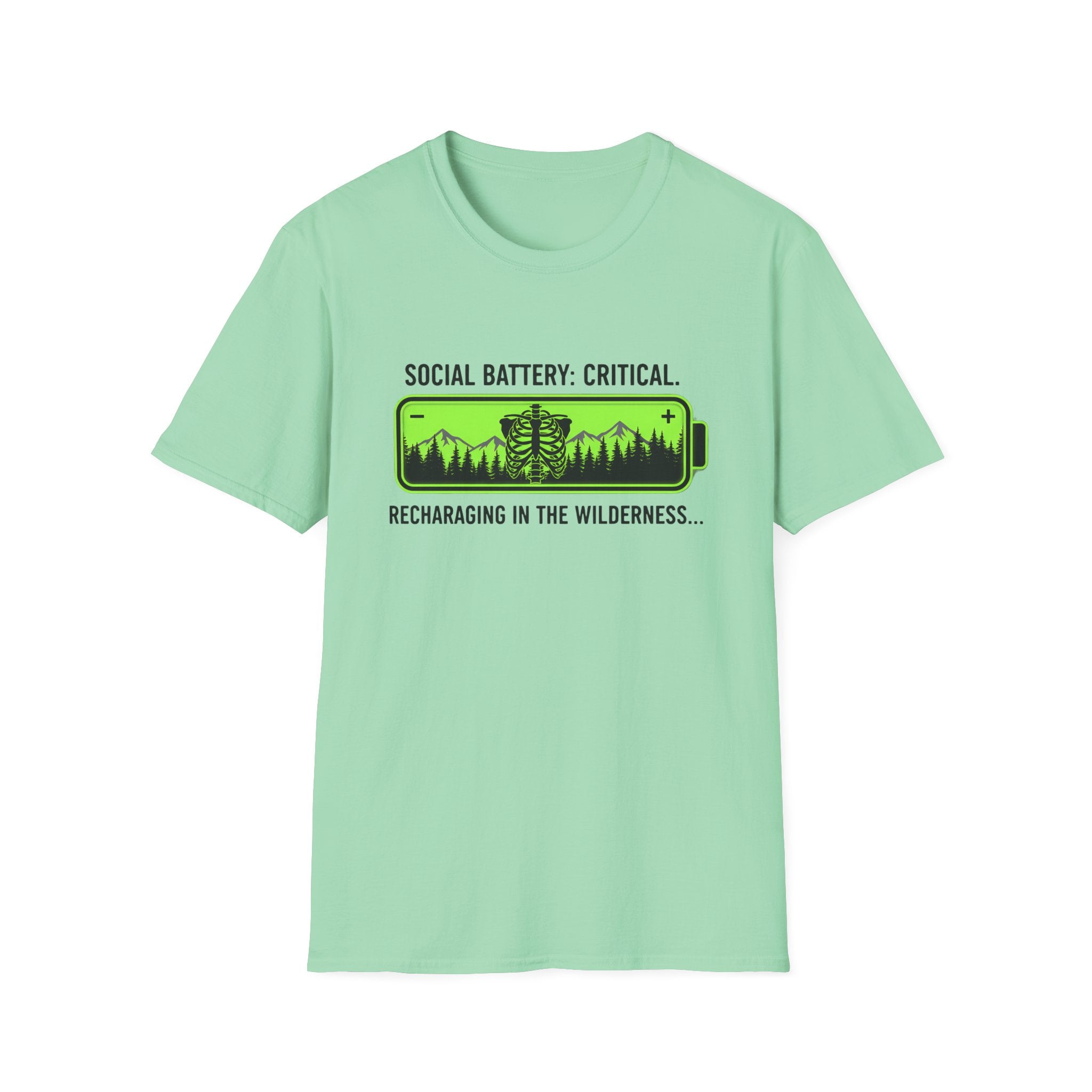 Social Battery: Wilderness Recharge T-shirt