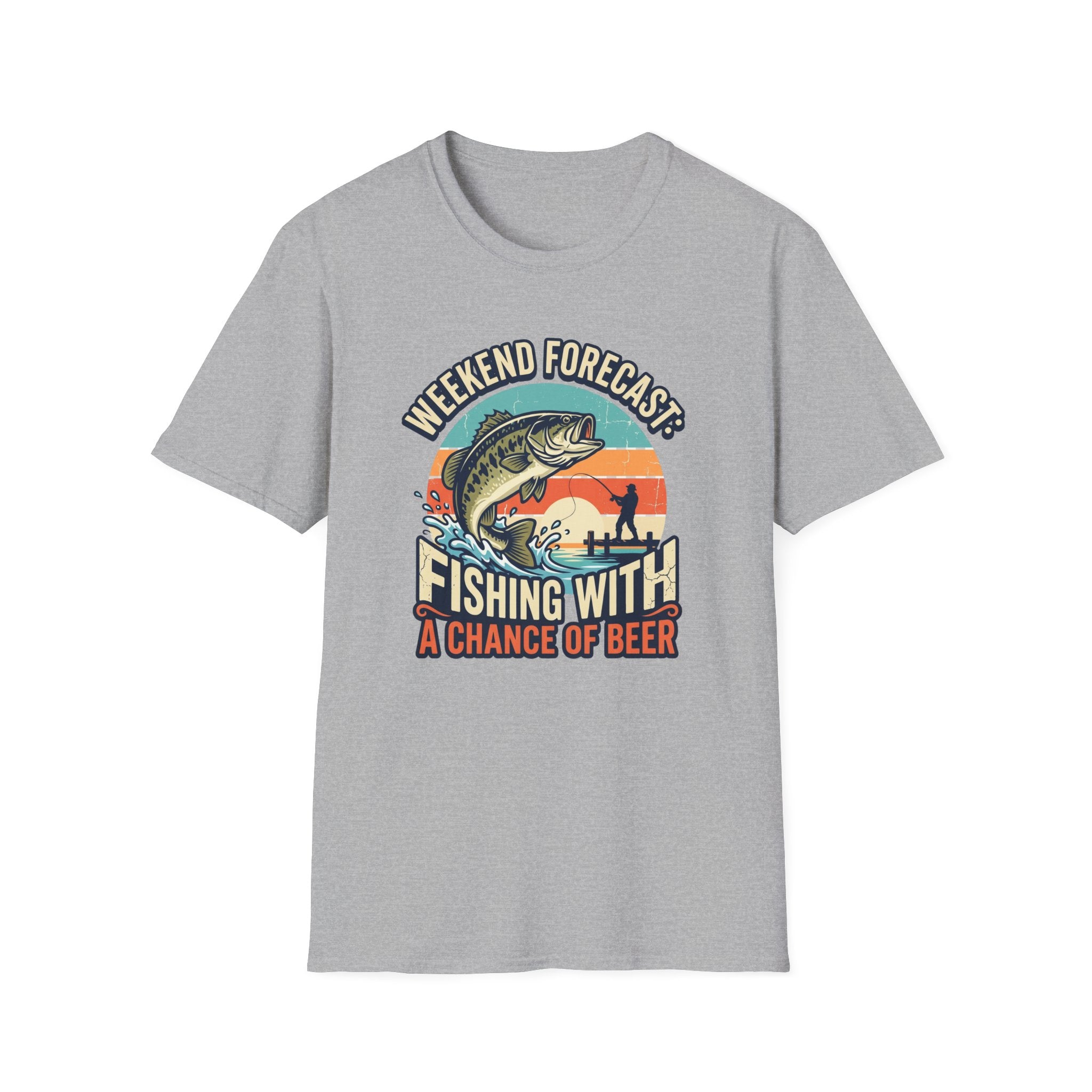 Weekend Forecast: Fishing & Beer T-shirt