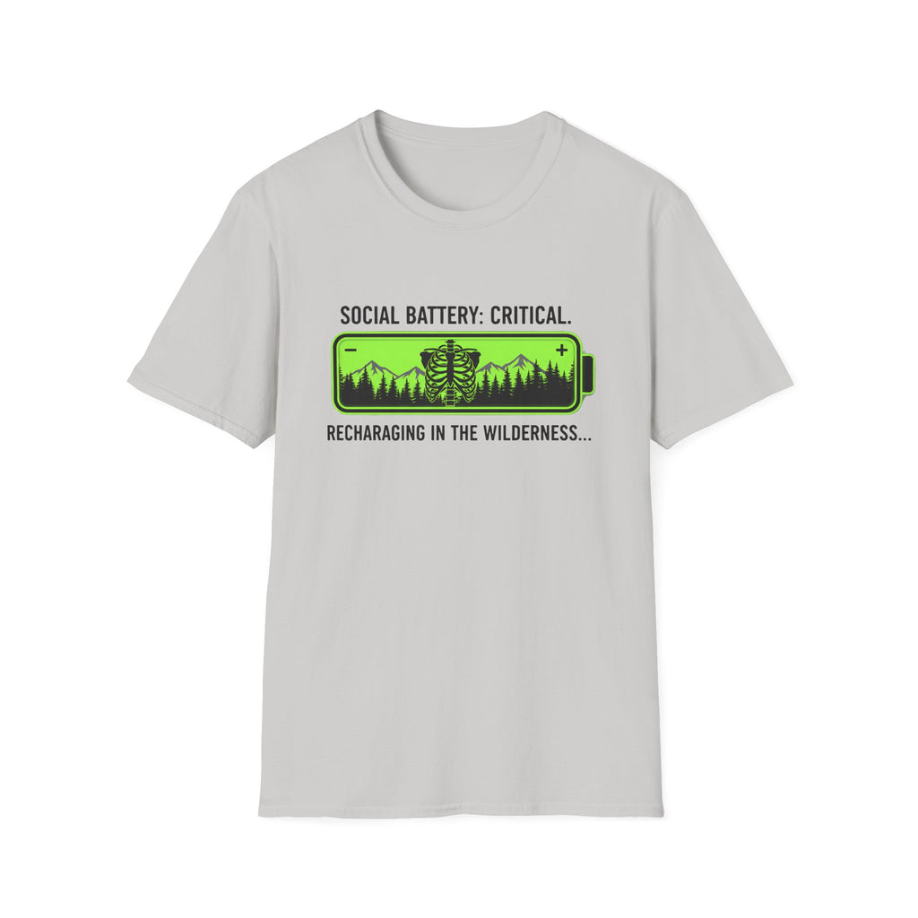 Social Battery: Wilderness Recharge T-shirt