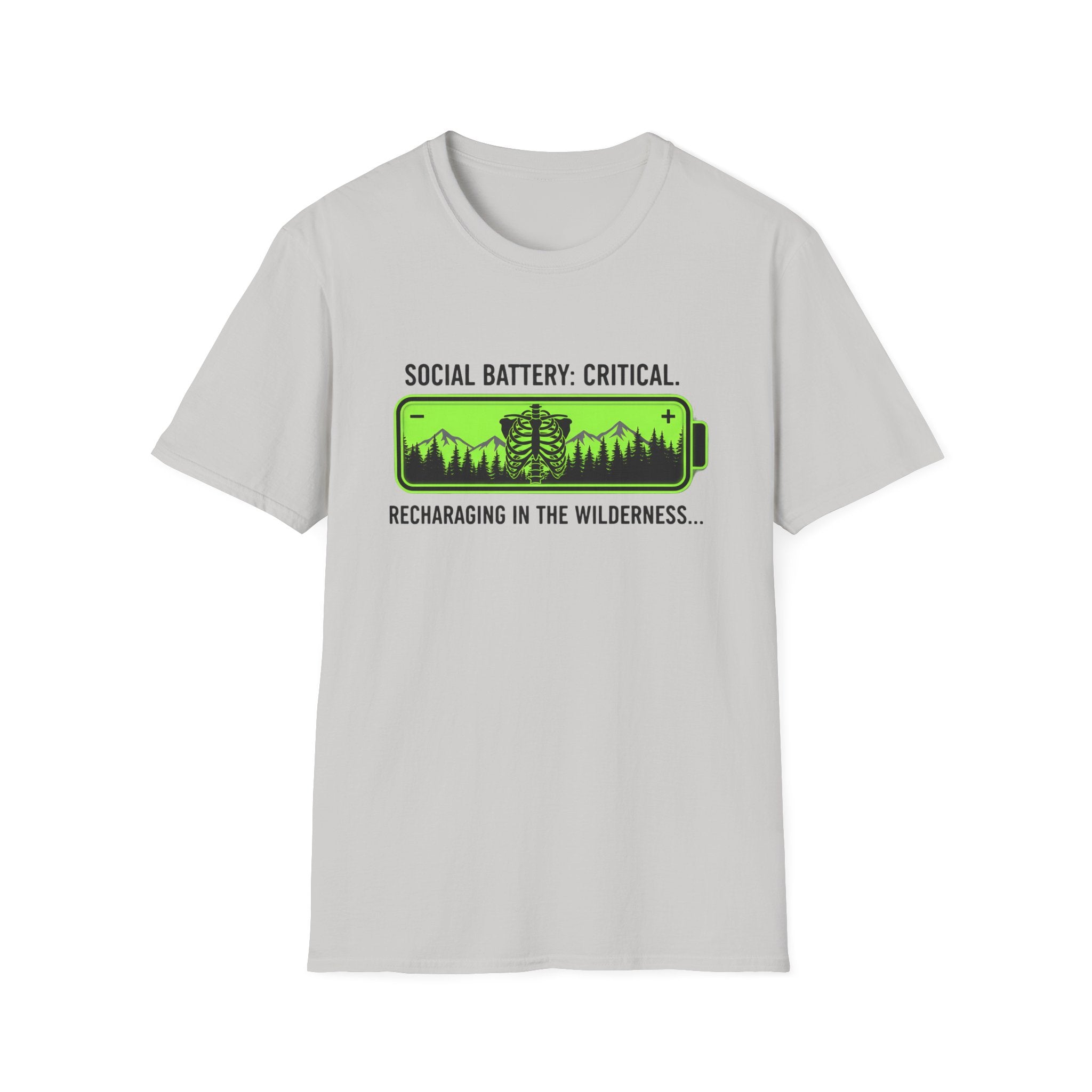 Social Battery: Wilderness Recharge T-shirt