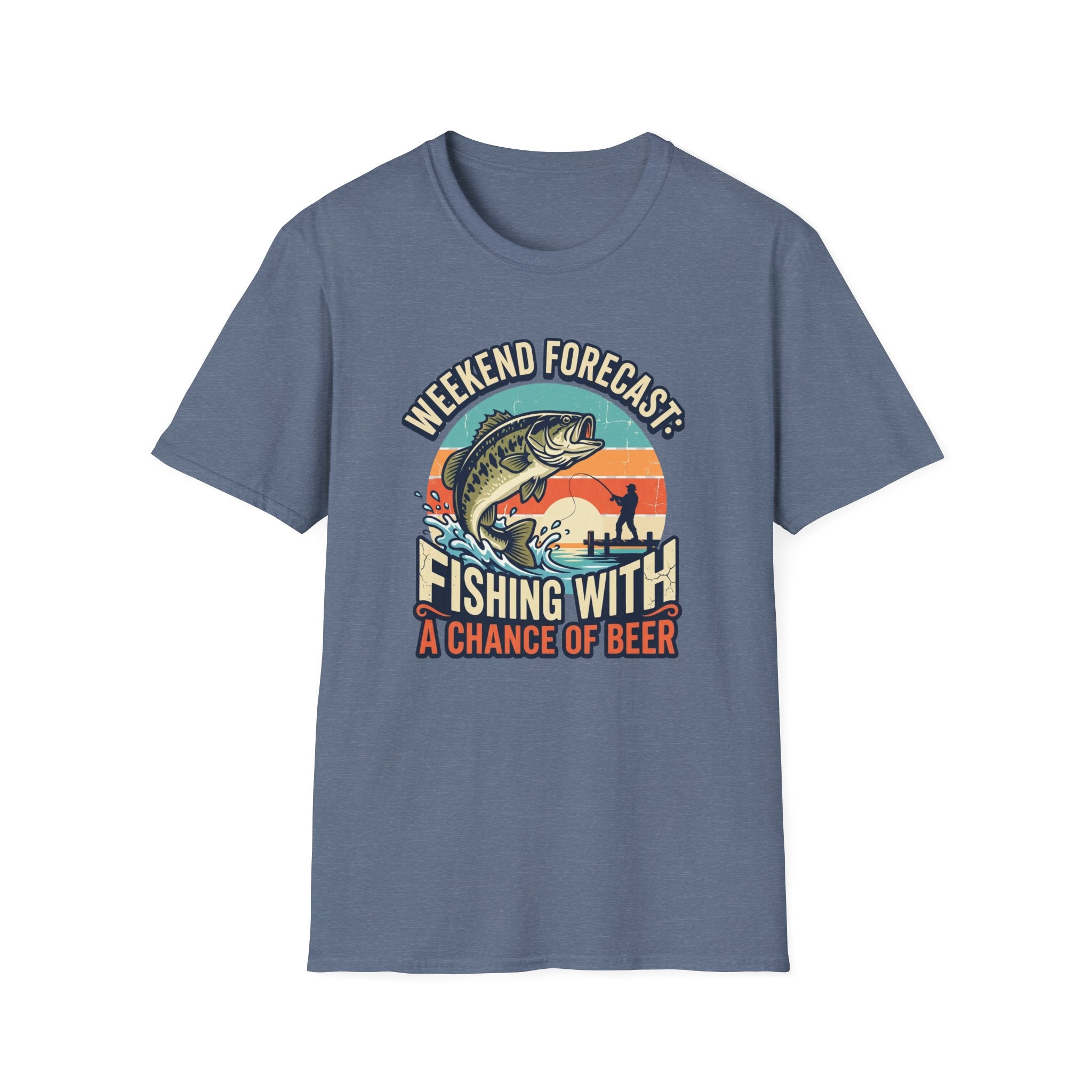 Weekend Forecast: Fishing & Beer T-shirt
