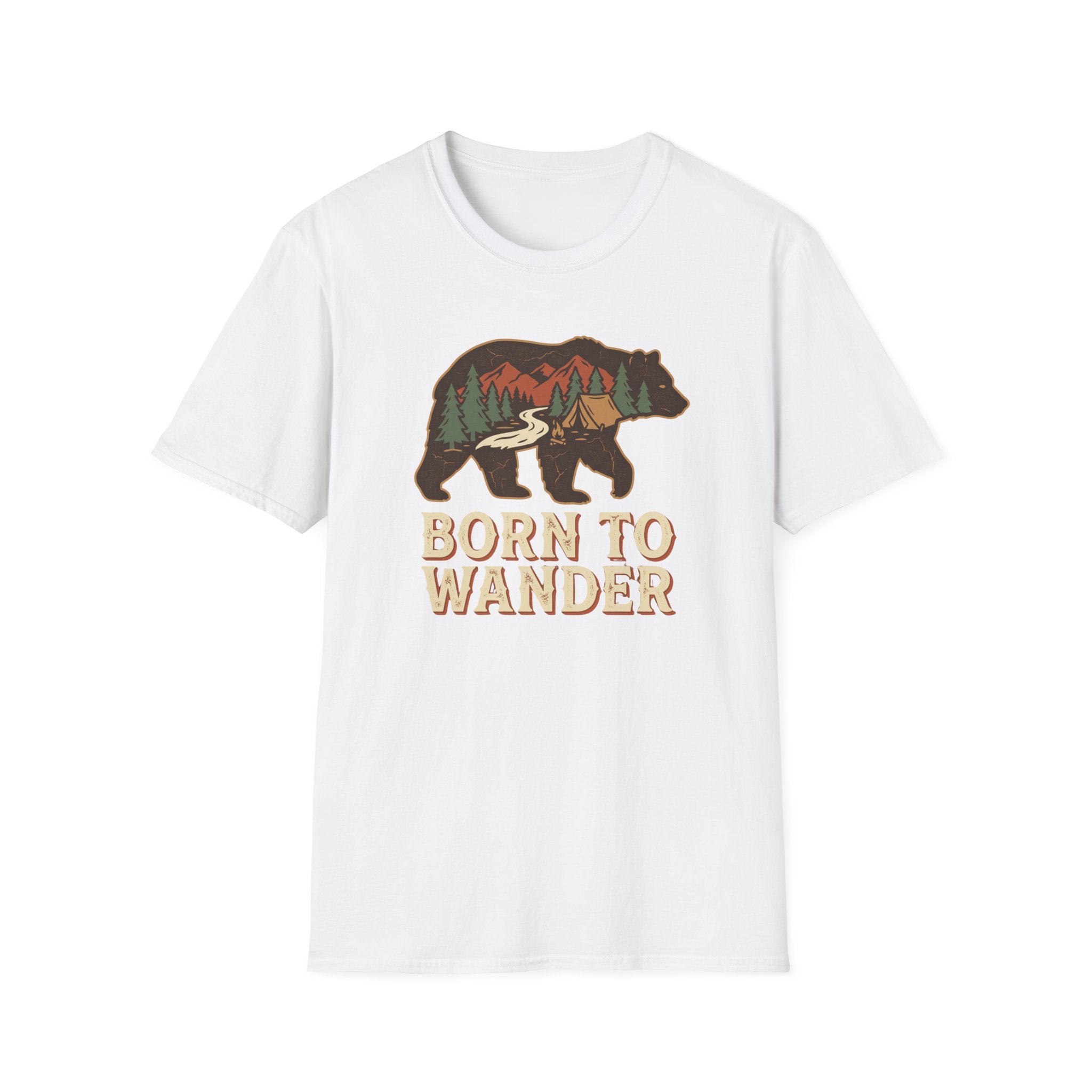 Born To Wander Bear T-shirt