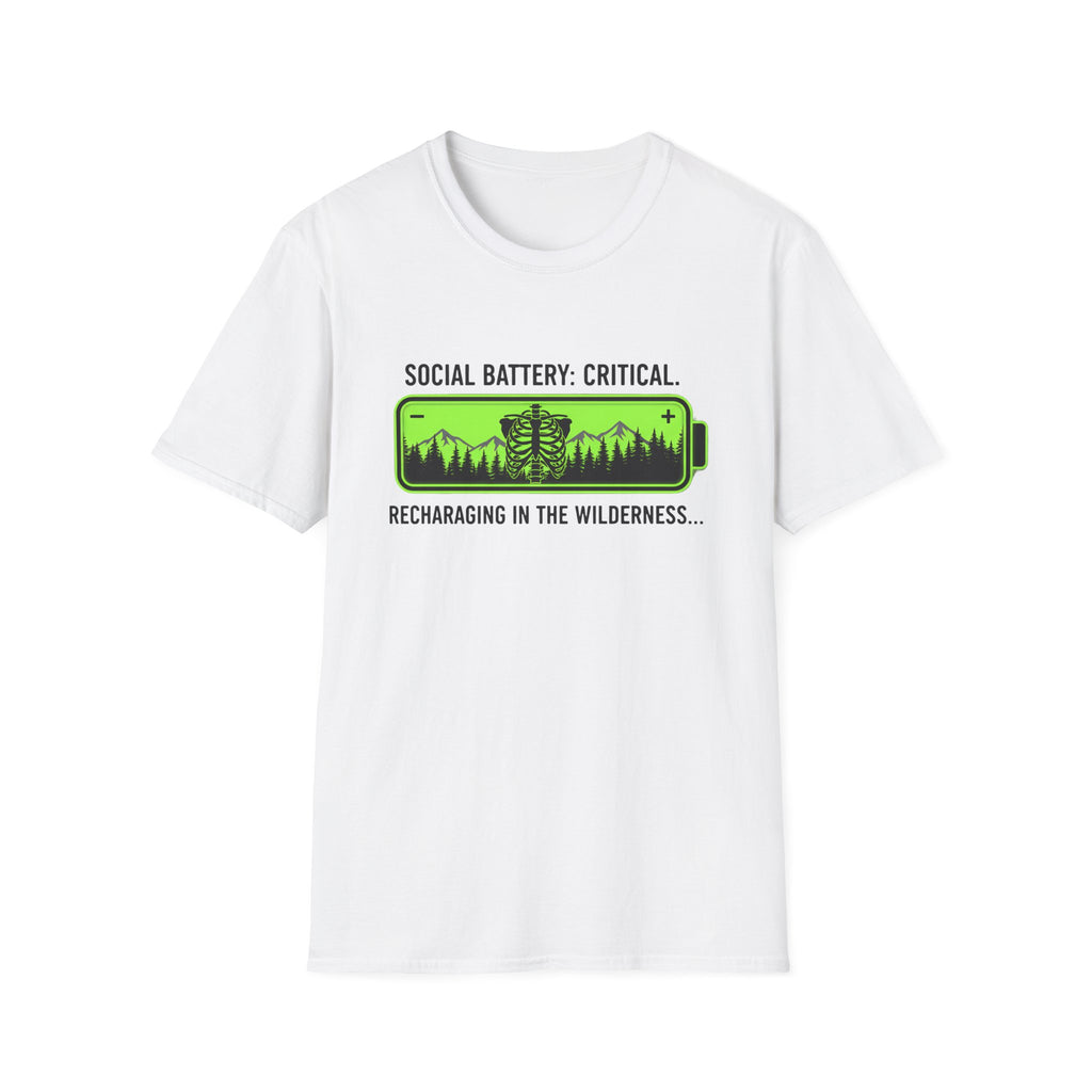 Social Battery: Wilderness Recharge T-shirt