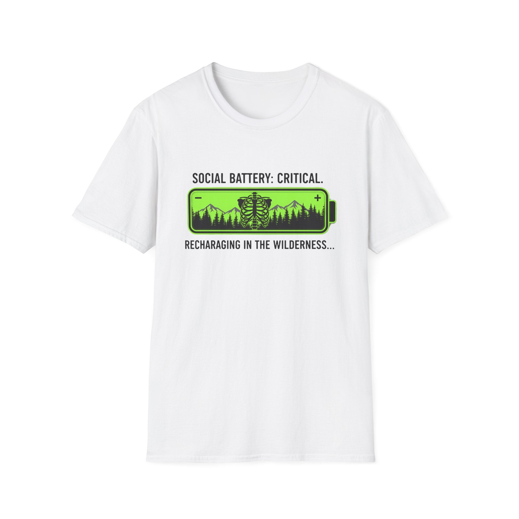 Social Battery: Wilderness Recharge T-shirt