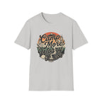 Camp More Worry Less Typography T-shirt