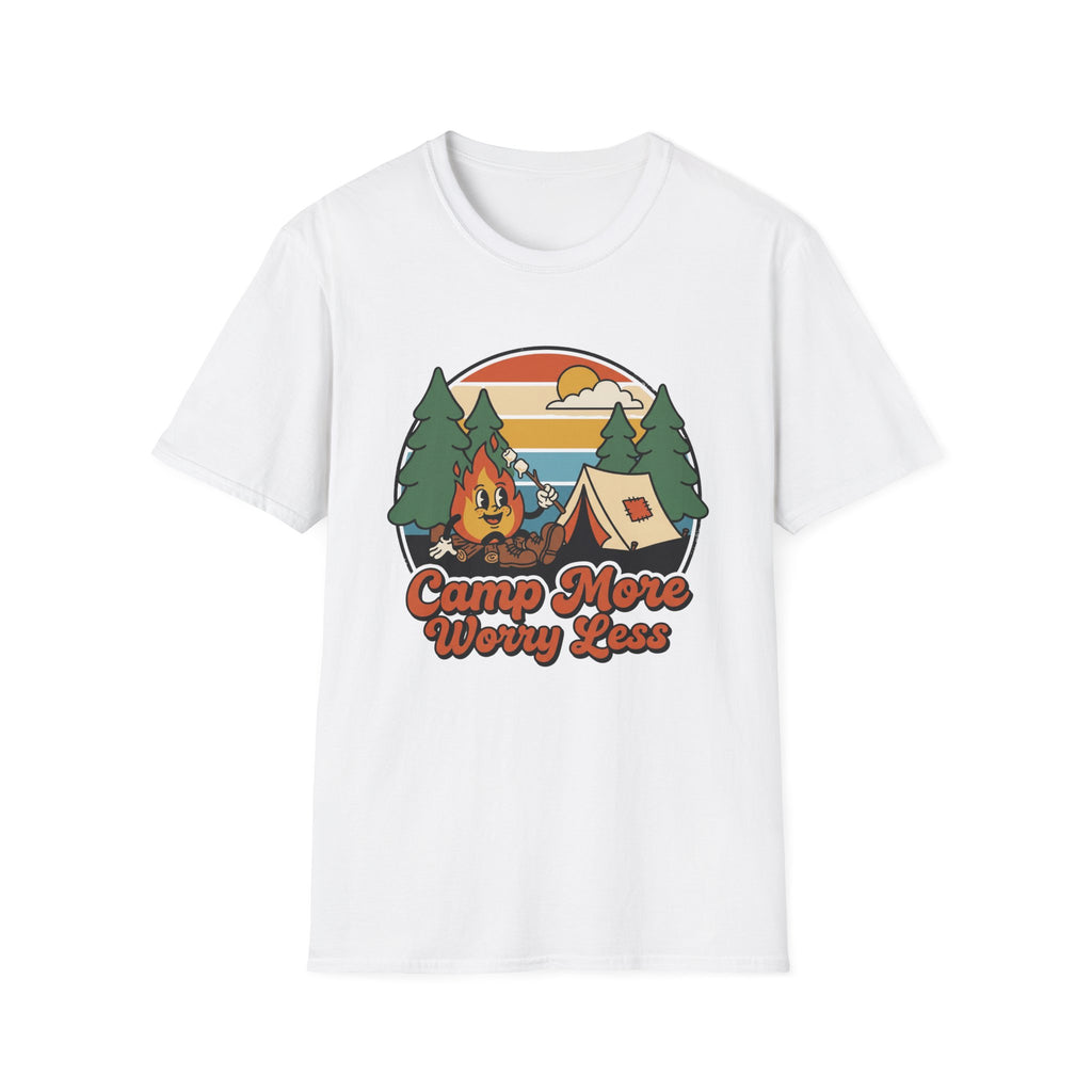 Camp More Worry Less Tent T-shirt