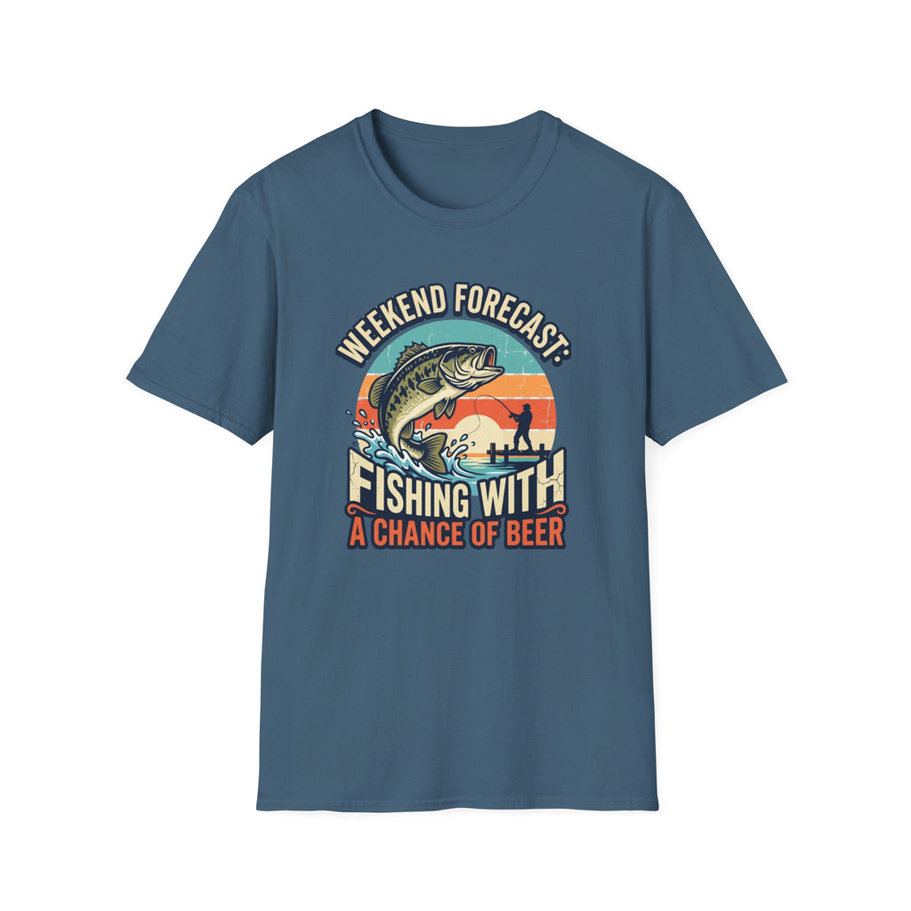 Weekend Forecast: Fishing & Beer T-shirt