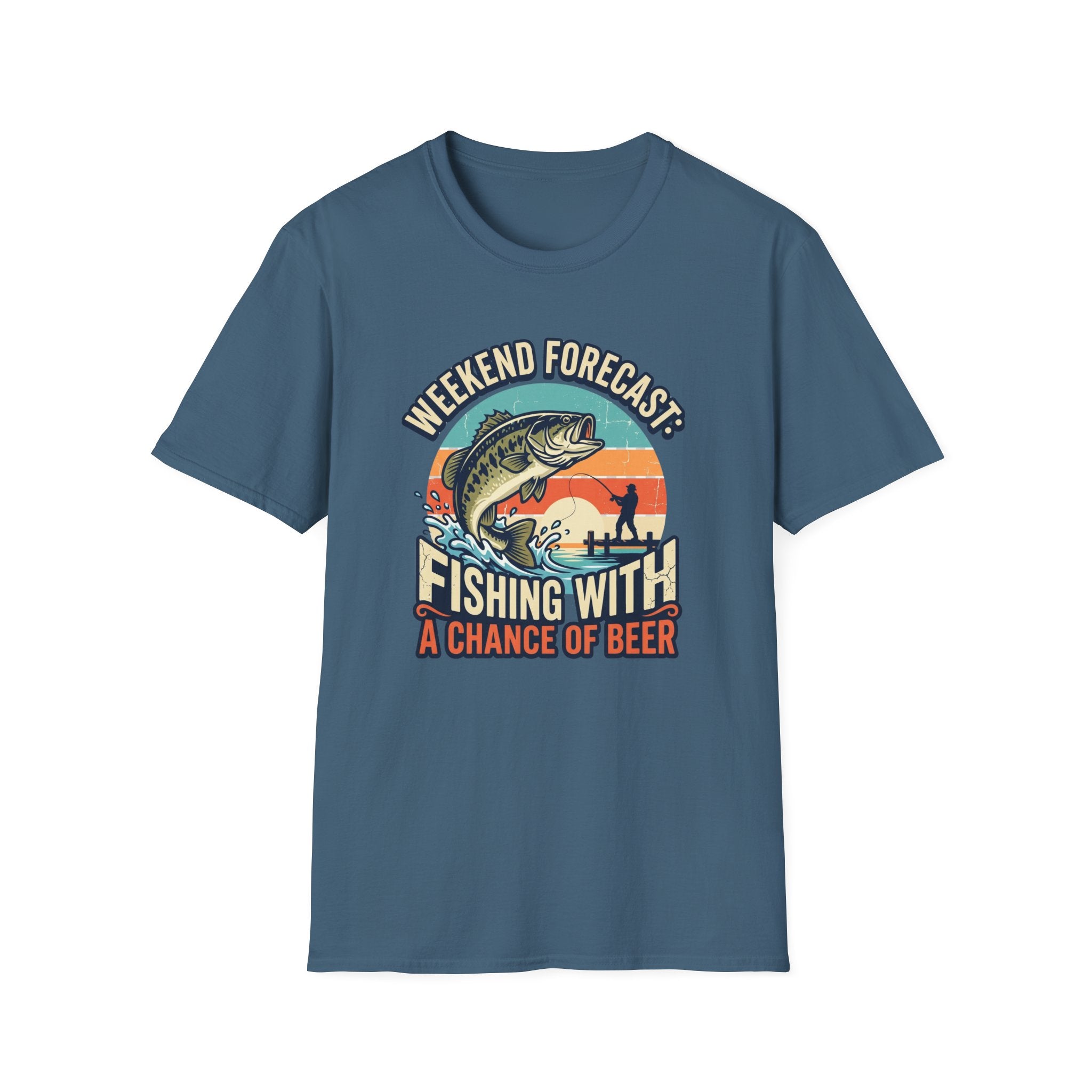 Weekend Forecast: Fishing & Beer T-shirt