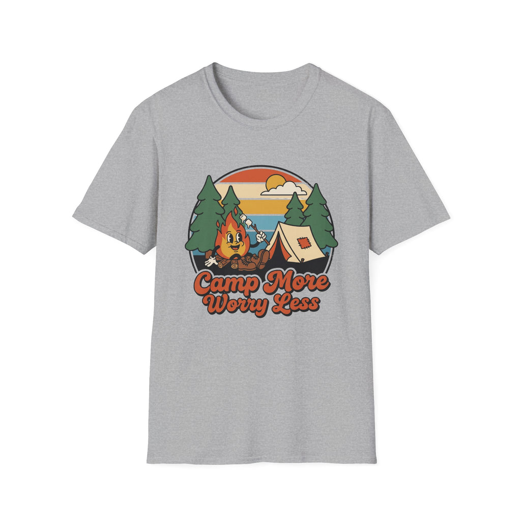 Camp More Worry Less Tent T-shirt