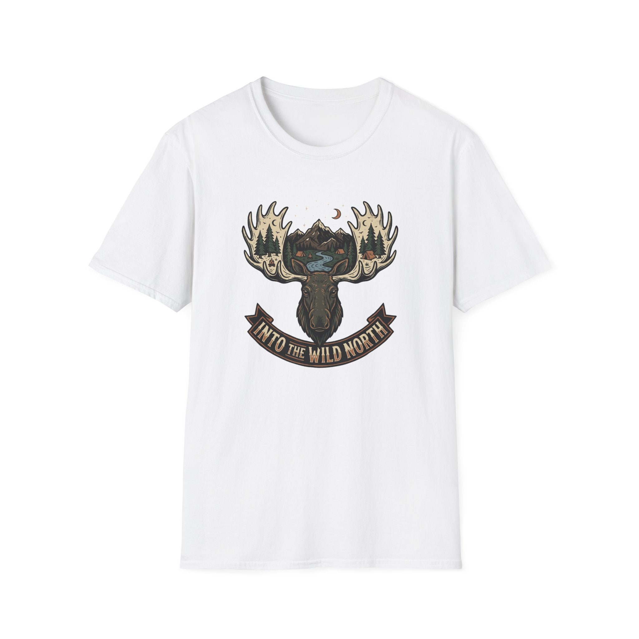 Into The Wild North Moose T-shirt
