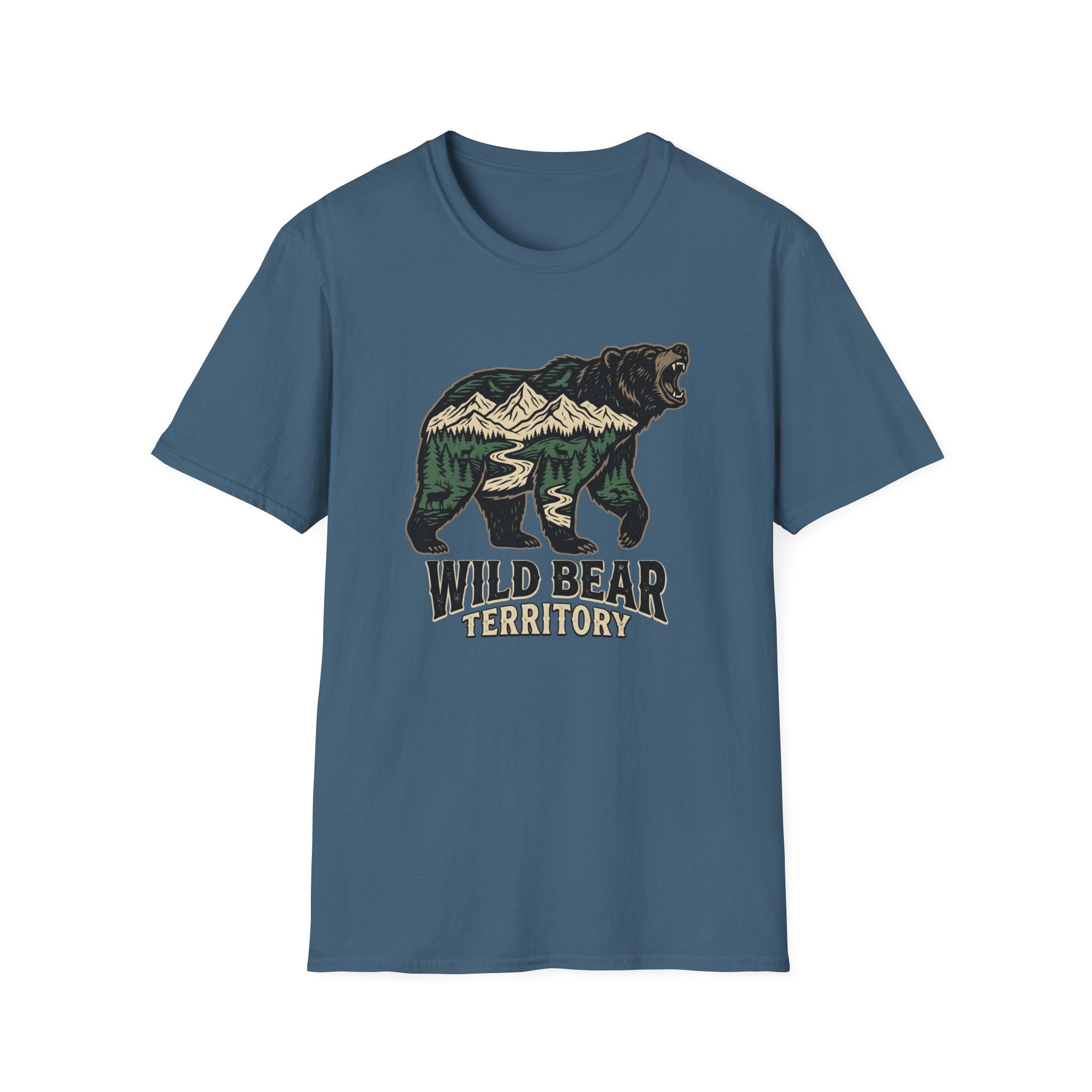 Wild Bear Territory Silhouette T-shirt