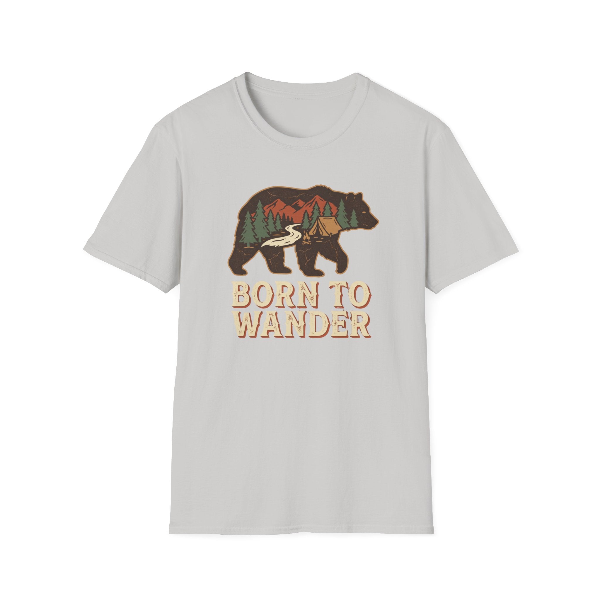Born To Wander Bear T-shirt