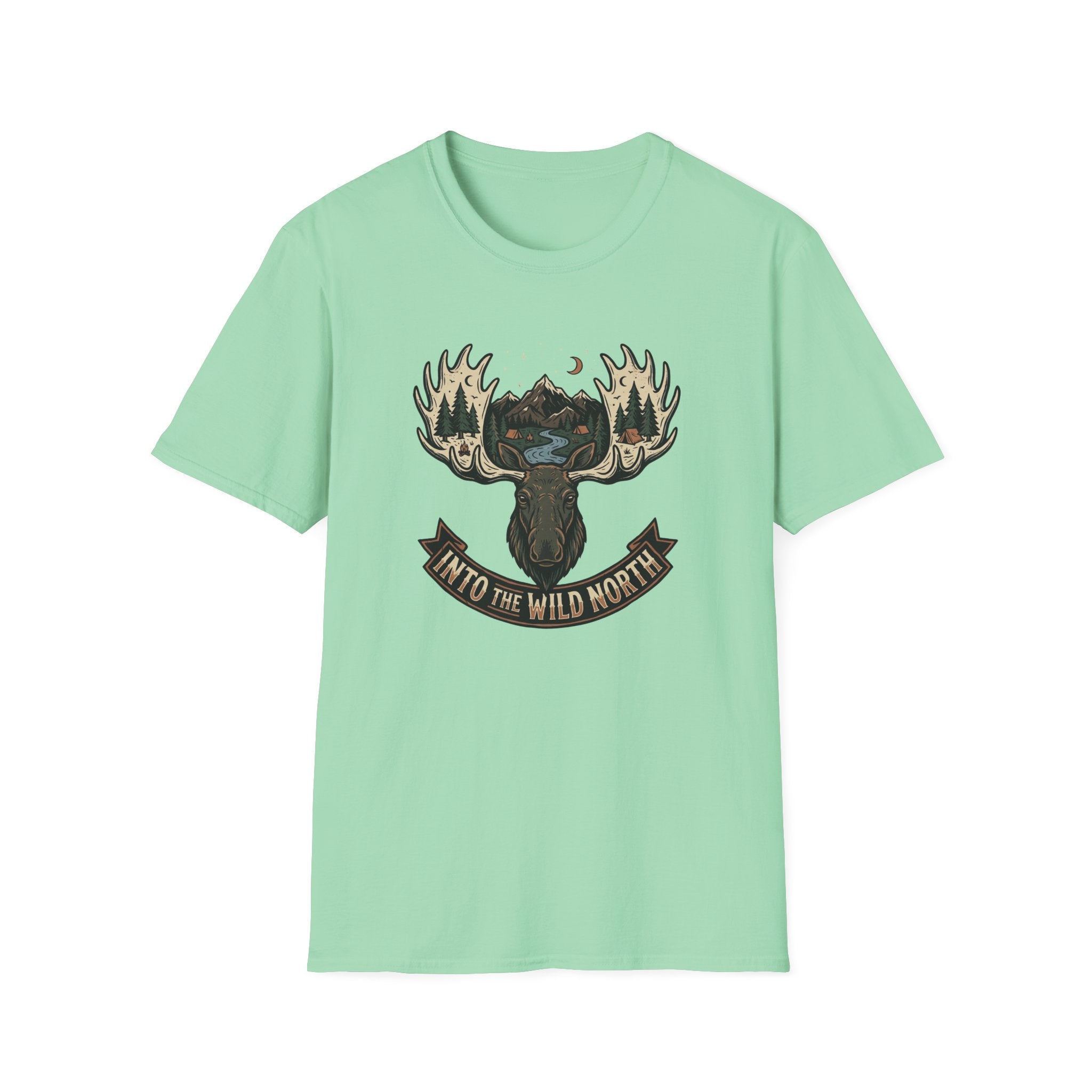 Into The Wild North Moose T-shirt