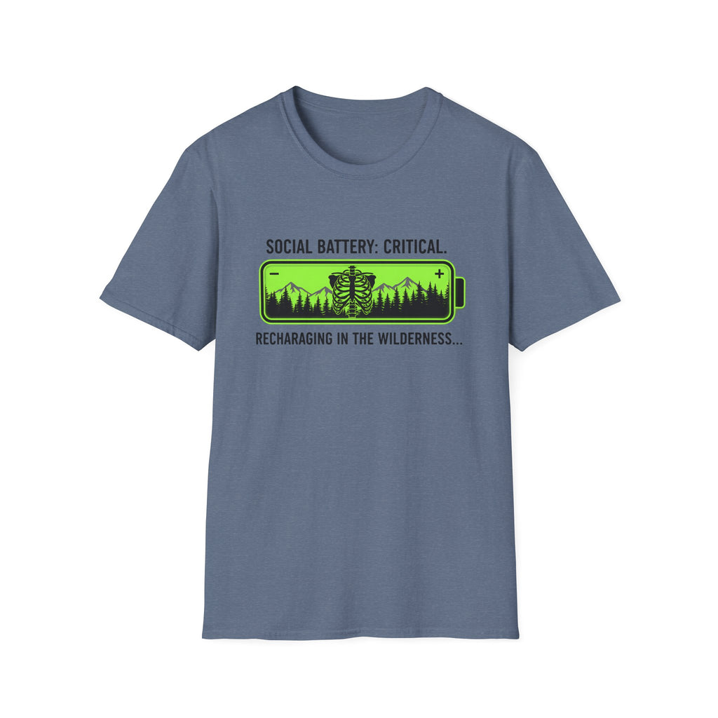 Social Battery: Wilderness Recharge T-shirt