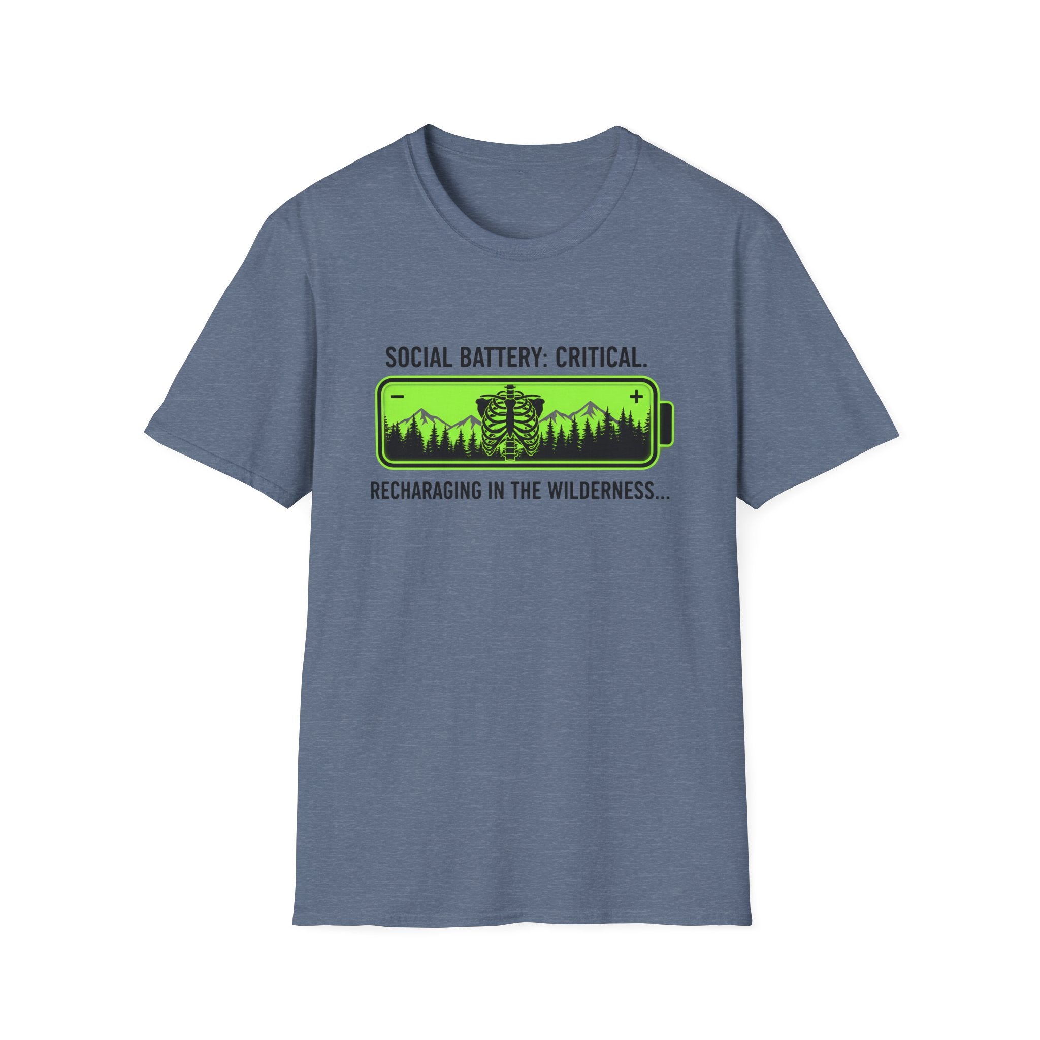 Social Battery: Wilderness Recharge T-shirt