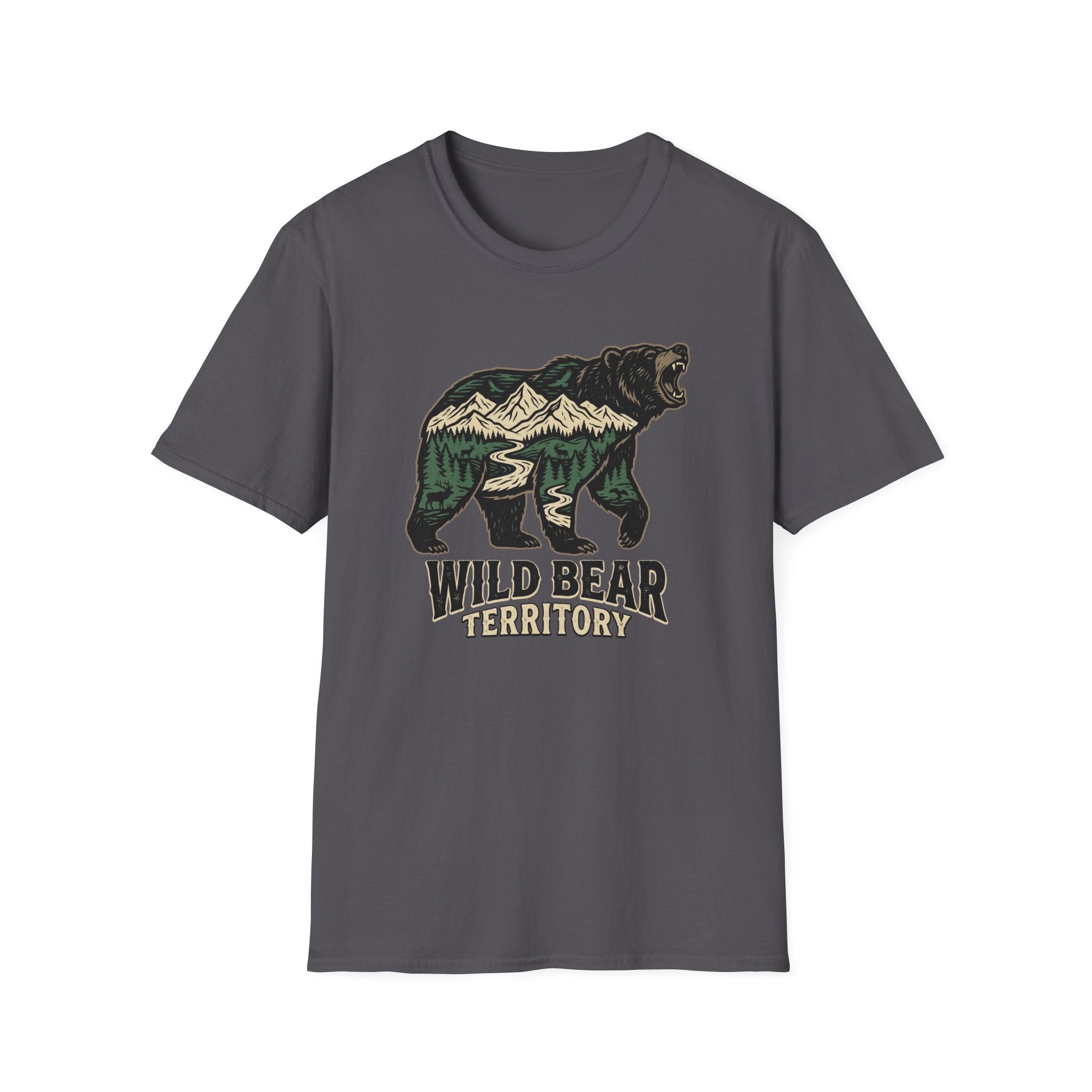 Wild Bear Territory Silhouette T-shirt