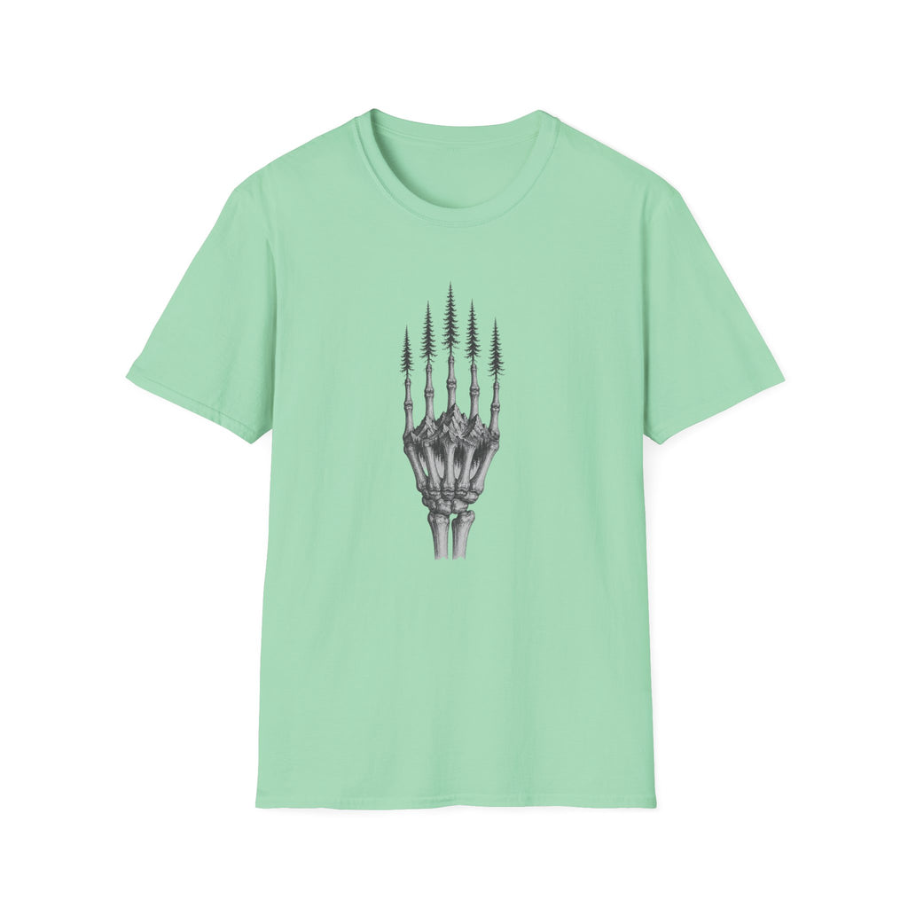 Skeleton Hand Mountain T-shirt