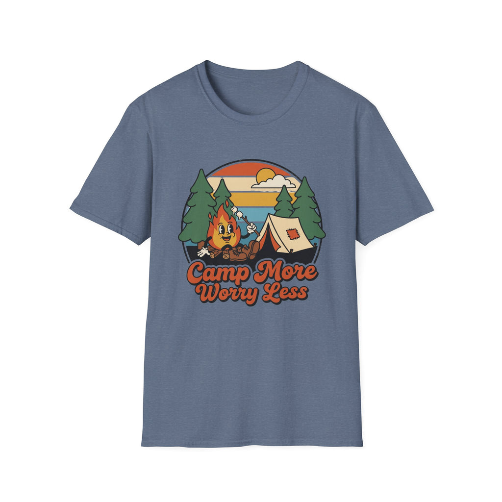 Camp More Worry Less Tent T-shirt