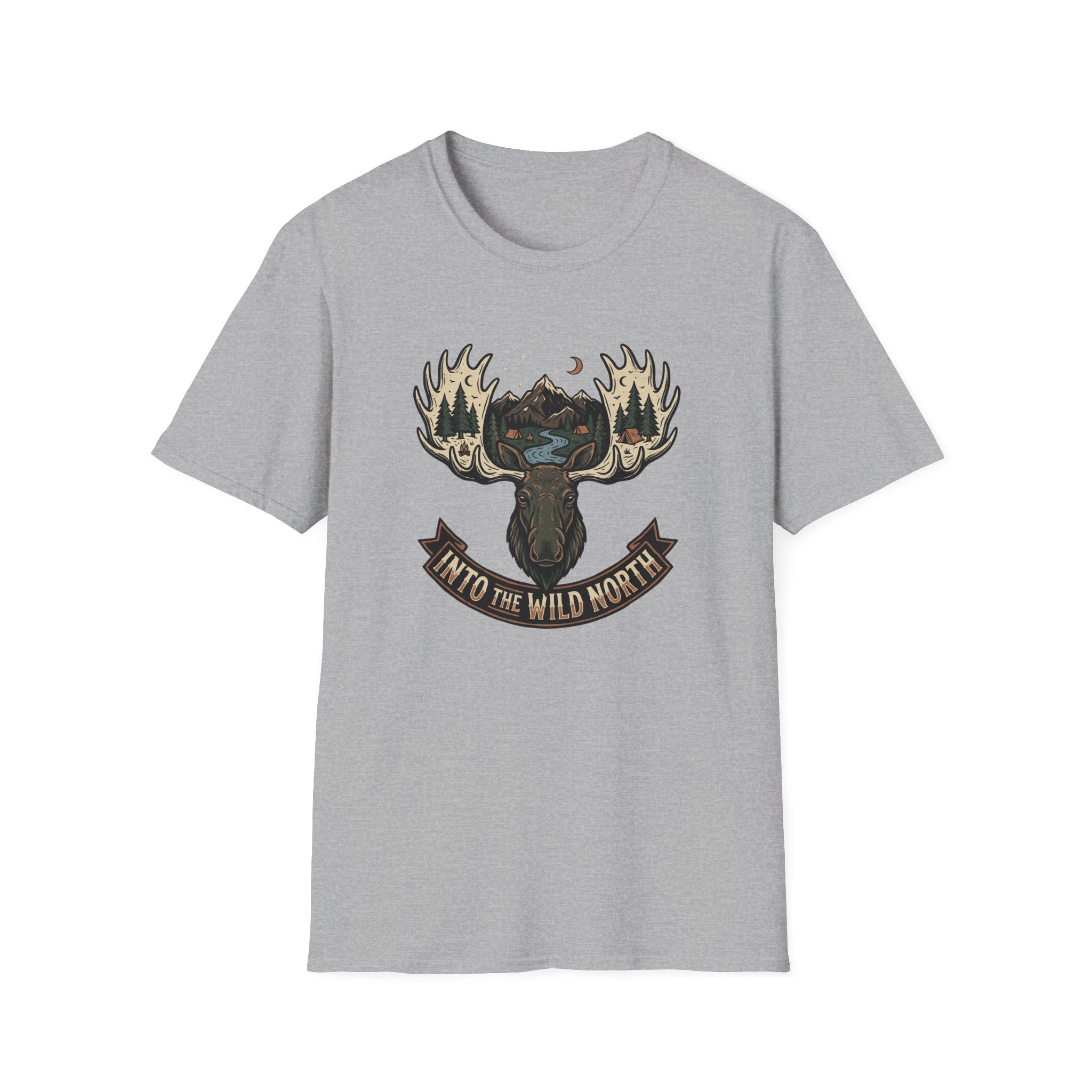 Into The Wild North Moose T-shirt