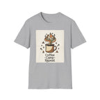 Coffee Camp Repeat Sketch T-shirt