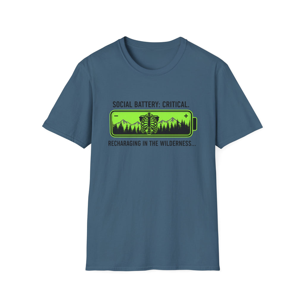 Social Battery: Wilderness Recharge T-shirt