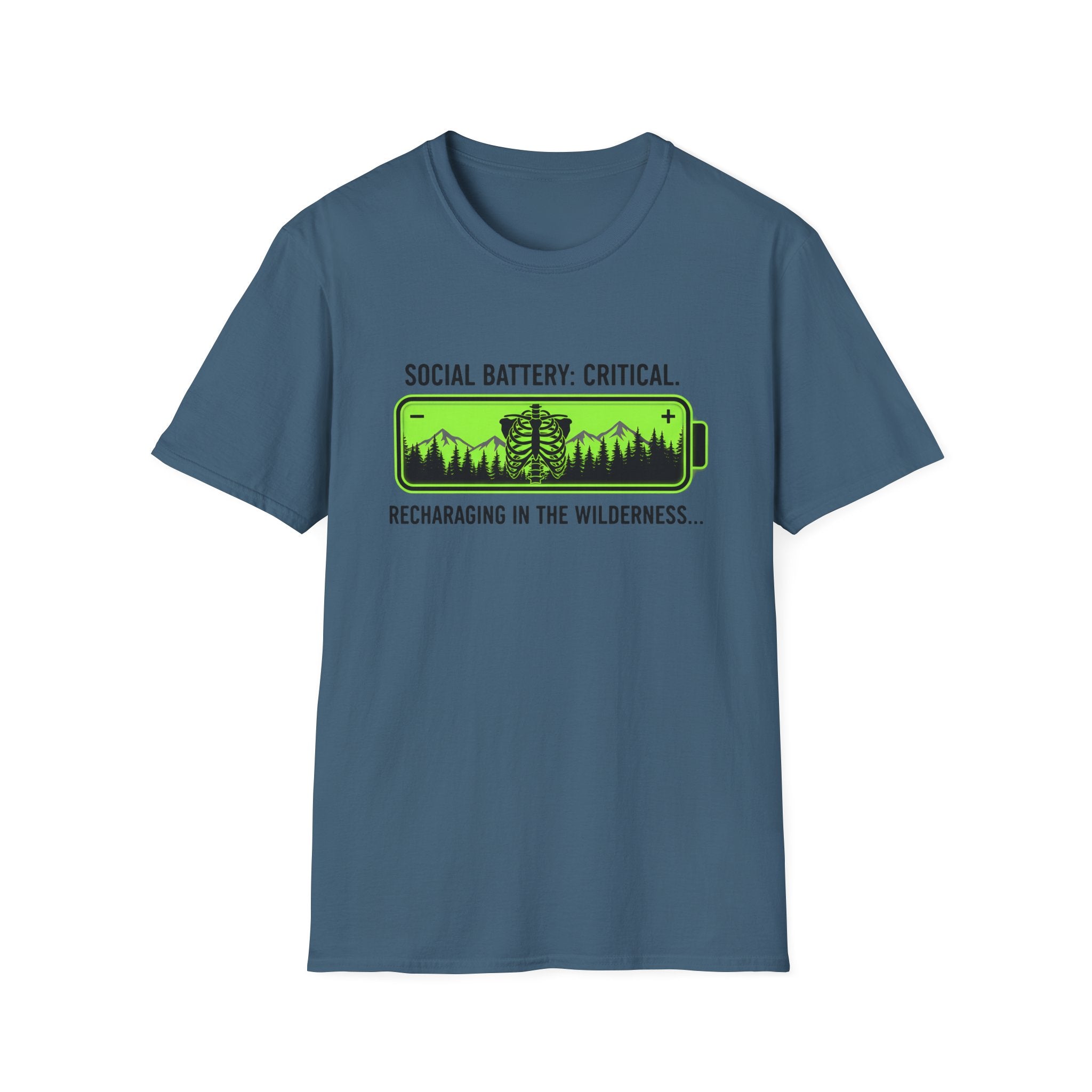 Social Battery: Wilderness Recharge T-shirt