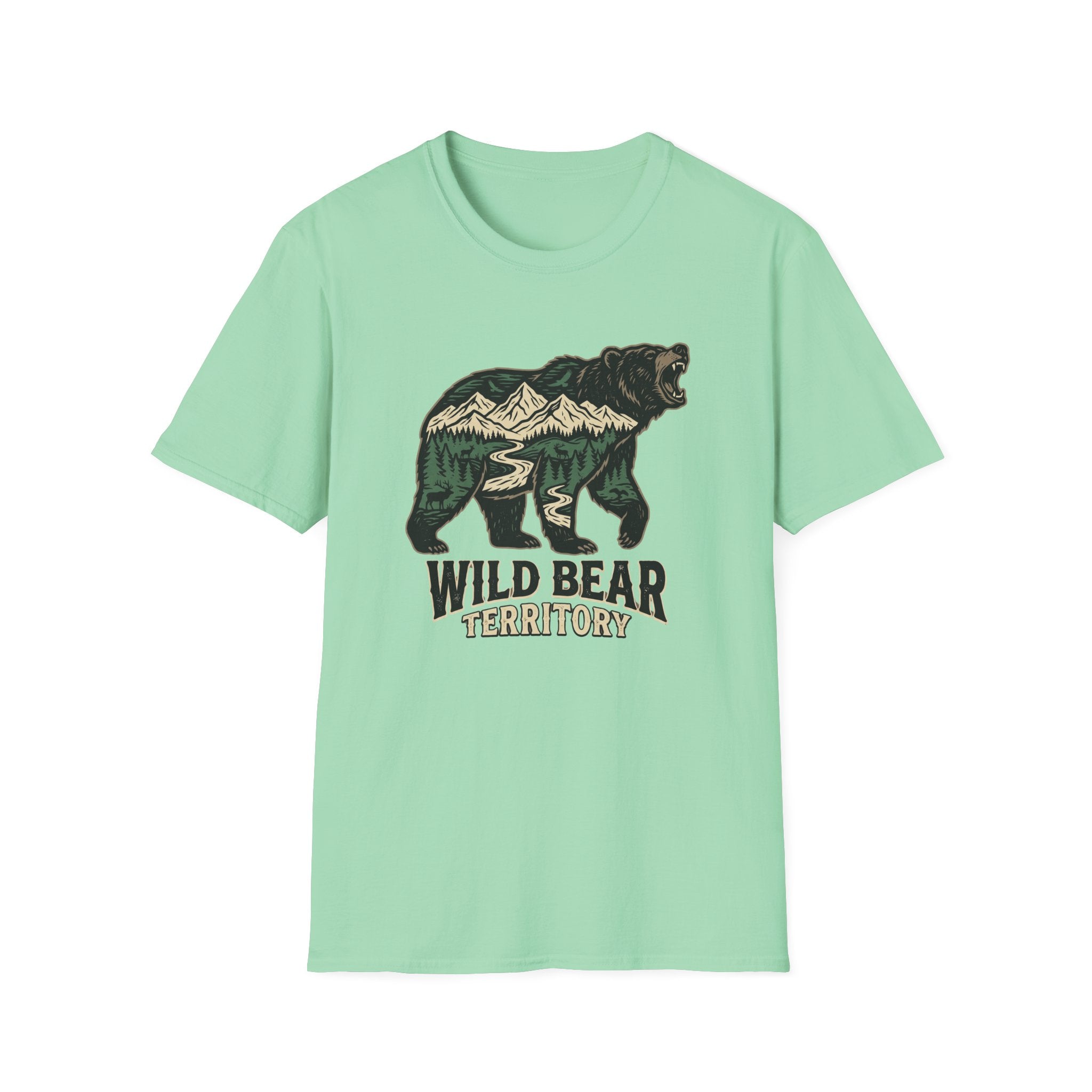 Wild Bear Territory Silhouette T-shirt
